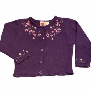 McDonald’s McKids embellished Kids Cardigan Sweater Sz 4T